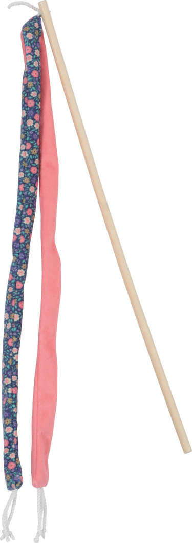 ETHICAT FLORAL RIBBON WAND TOY